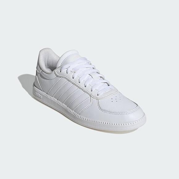 NWT  adidas Women's Breaknet Sleek Sneaker, White/White/White, 10 - Picture 1 of 6